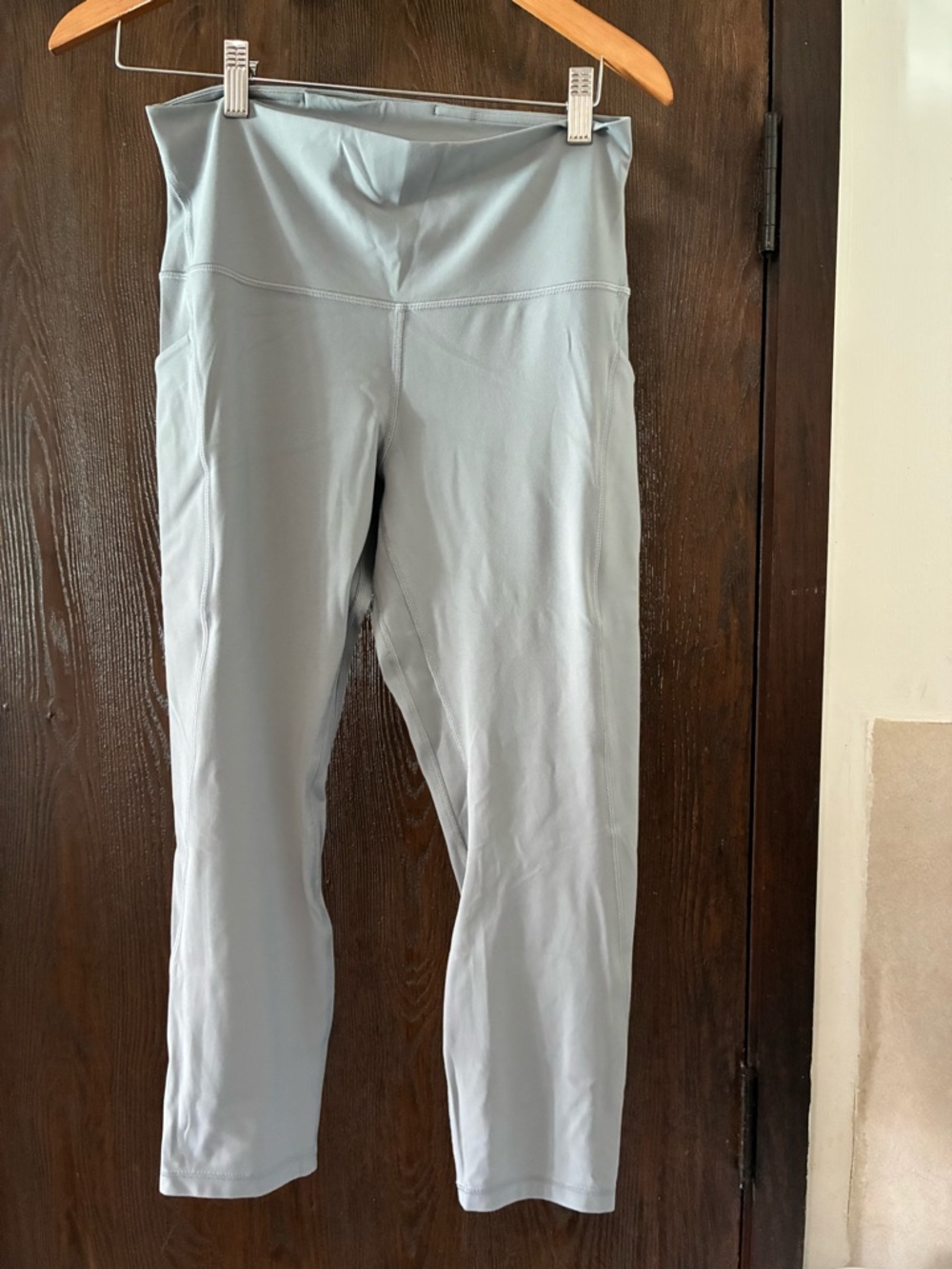 Lululemon Light Grey High-Waist Leggings